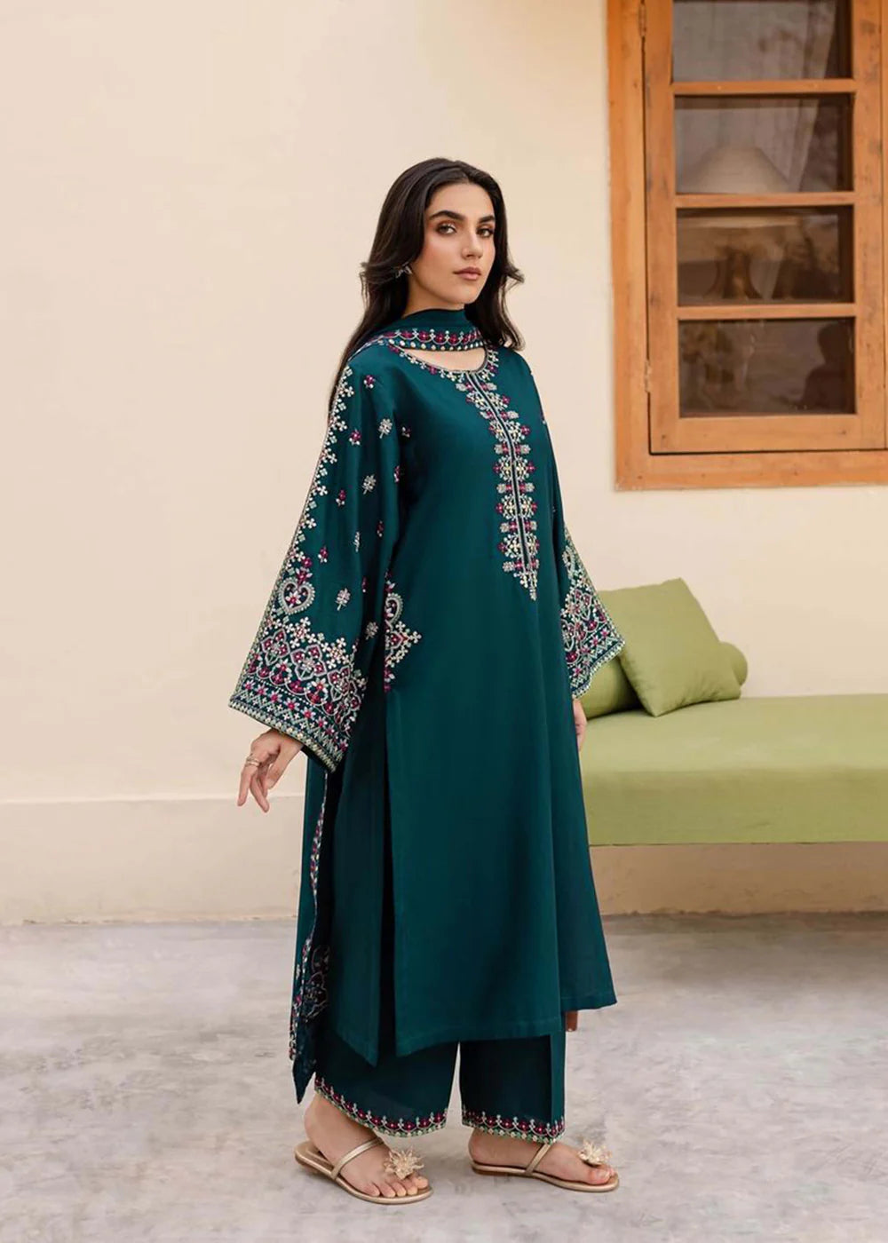 3 Piece Cotton Women's Suit Summer Collection