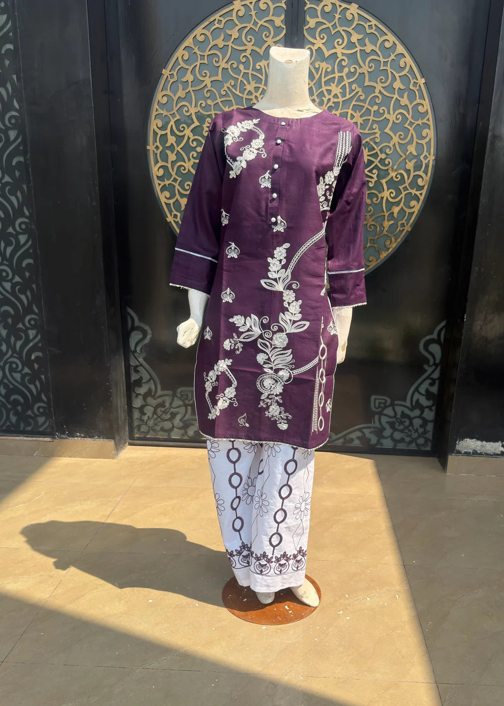 3 Piece Cotton Women's Suit Summer Collection