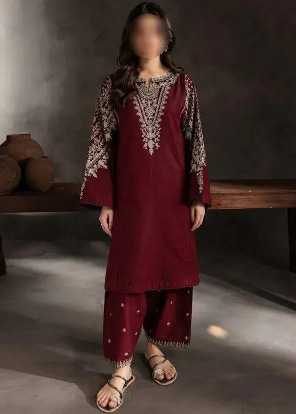 Embroidered Lawn Shirt & Cotton Trouser Set