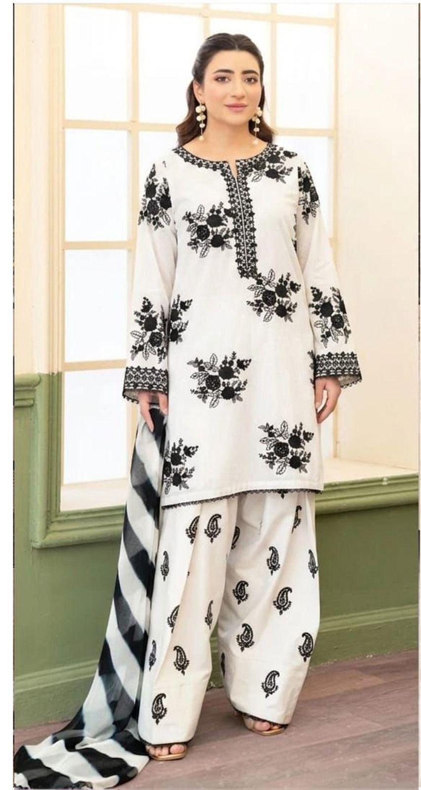 3 Piece Summer Collection Lawn Suit