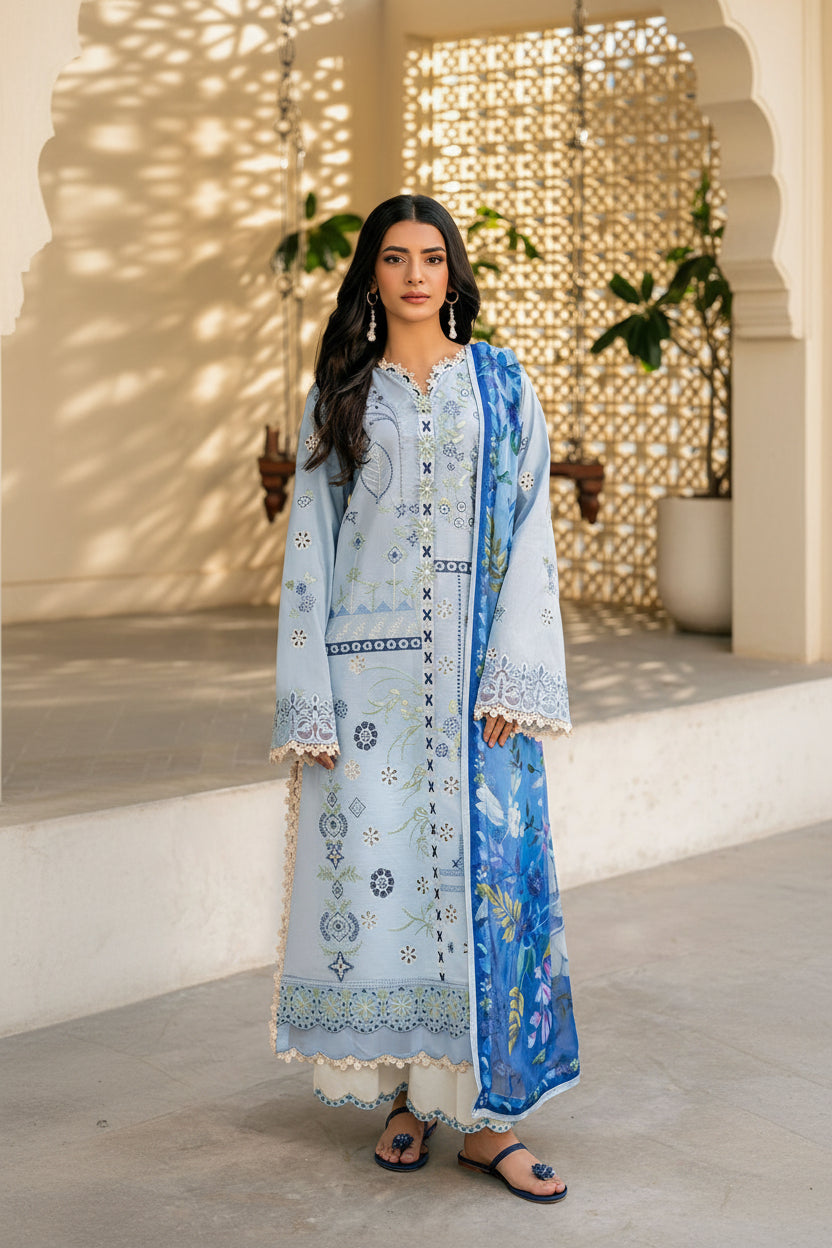 3PIECE Luxury Embroidered Collection