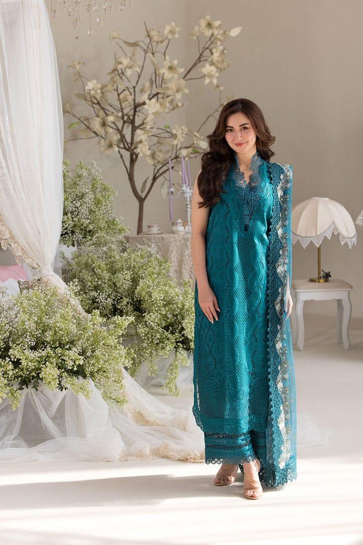 3PIECE Luxury Embroidered Collection With Khaddi Net Dupatta