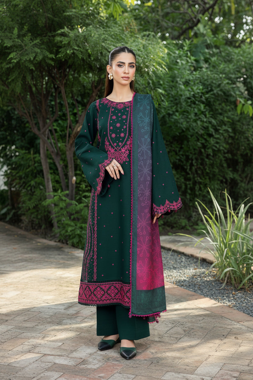 3PIECE Luxury Embroidered Summer Collection