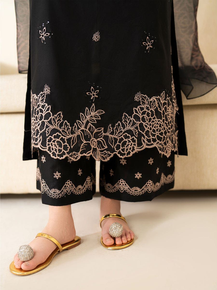 3 Piece Embroidered Summer Suit
