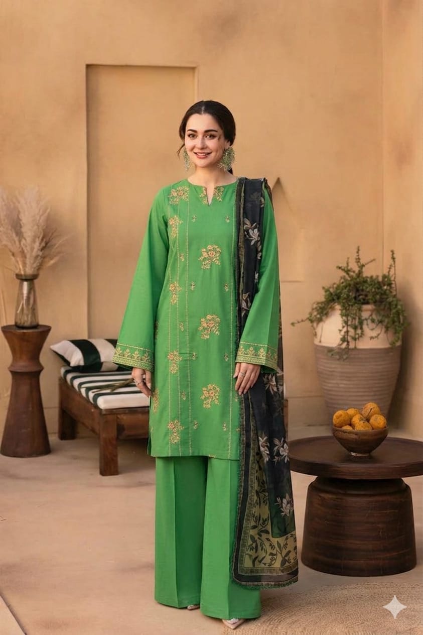 3PIECE Luxury Embroidered Collection