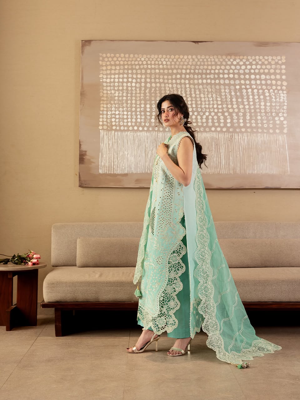 3PIECE Luxury Embroidered Chikenkari Collection