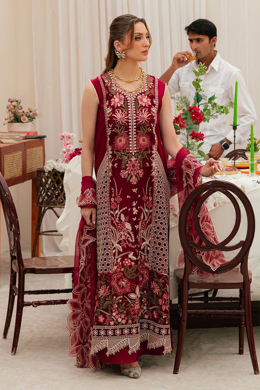 3PIECE Luxury Embroidered Chikenkari Collection