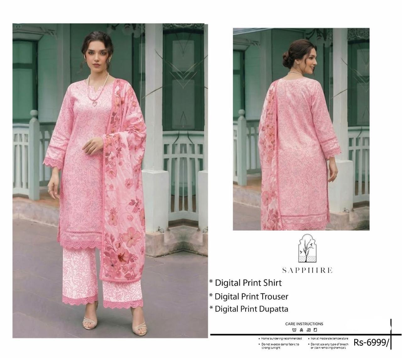 3 Piece Summer Collection Lawn Suit