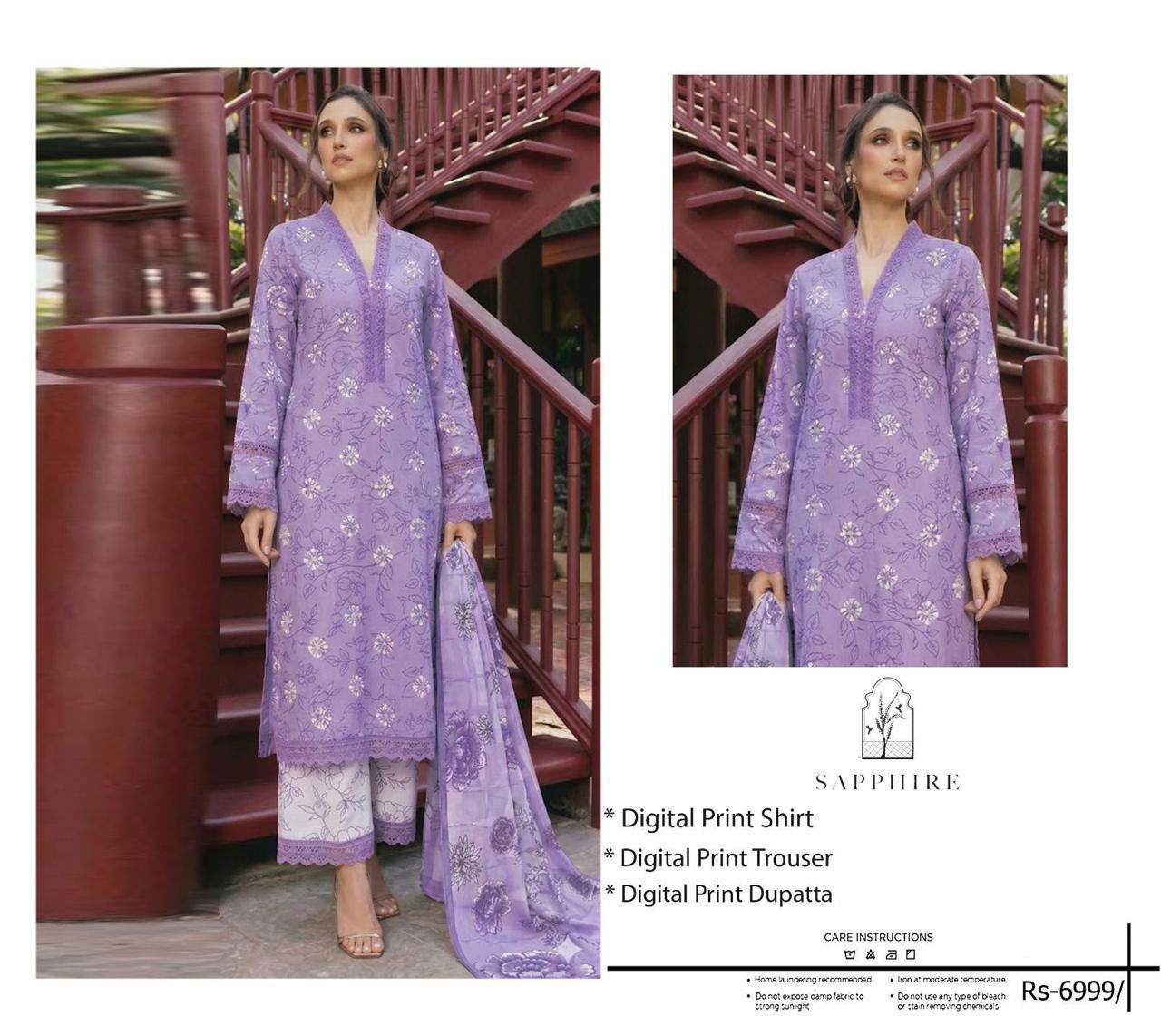 3PIECE Summer Collection Lawn Suit