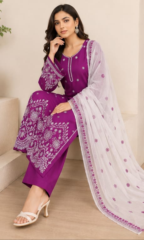 3PIECE Luxury Embroidered Collection