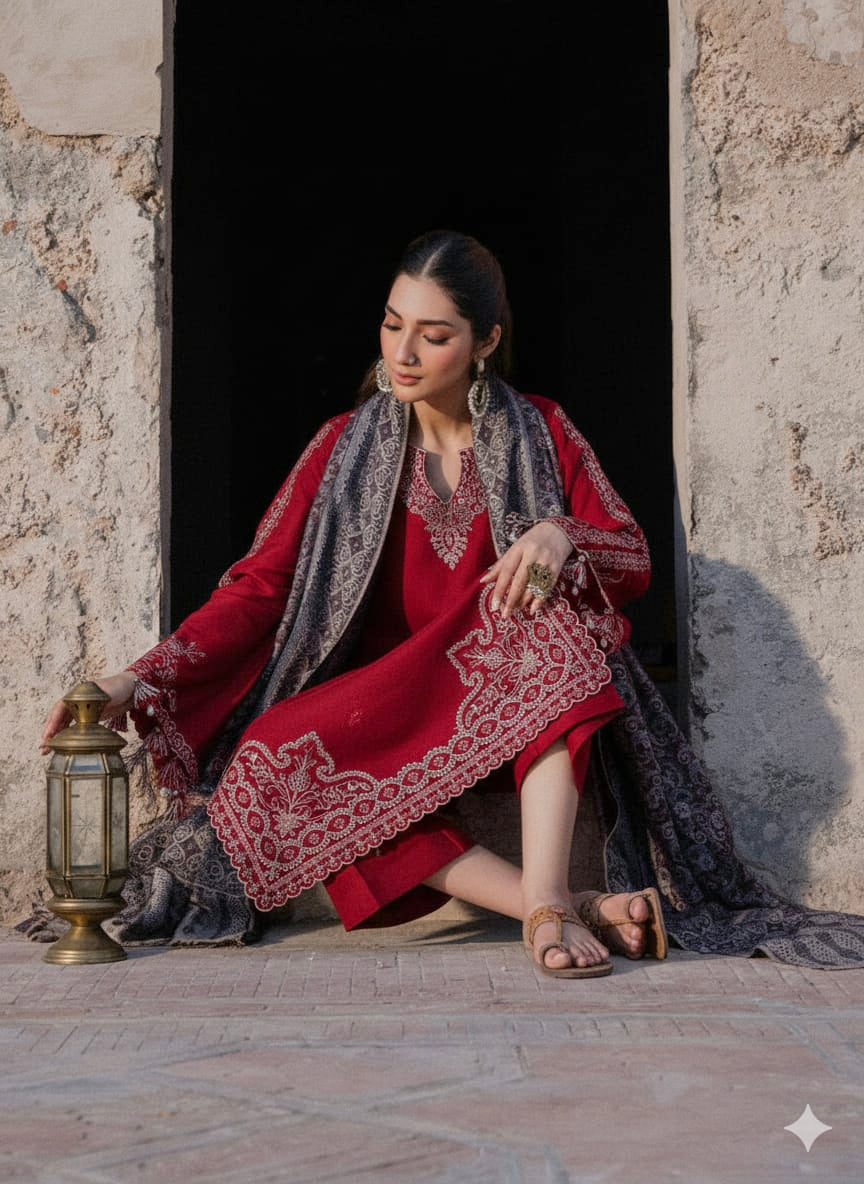 3PIECE Luxury Embroidered Collection