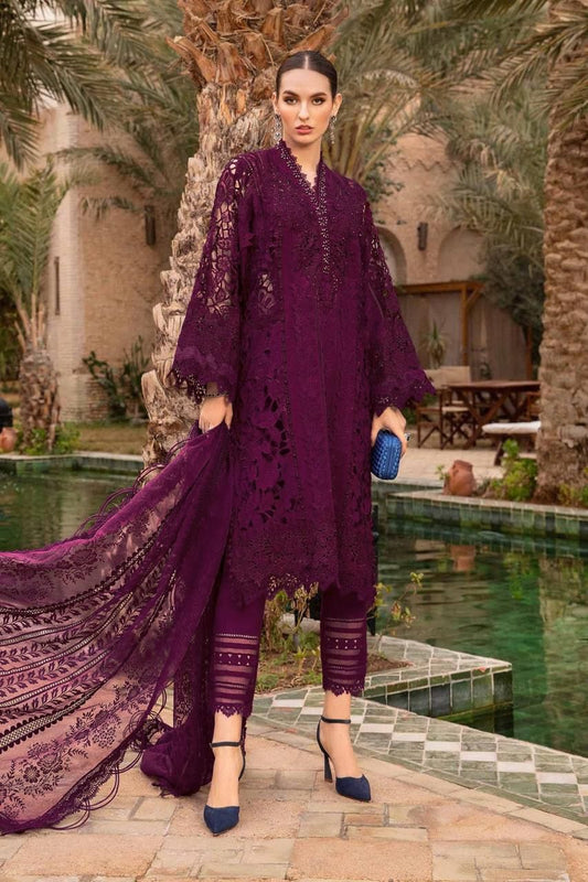 3PIECE Embroidered 3D LAZER CUTWORK Collection