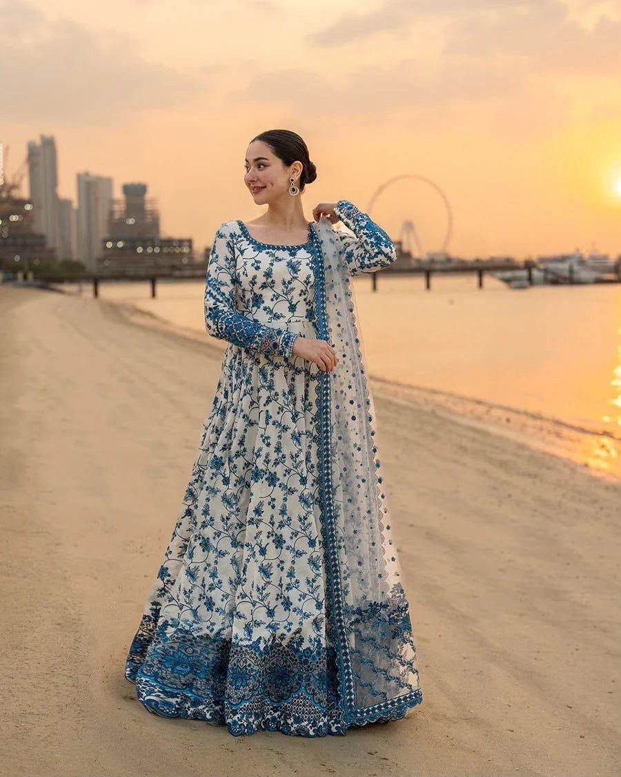 3PIECE Luxury Embroidered FROCK Restock Hit