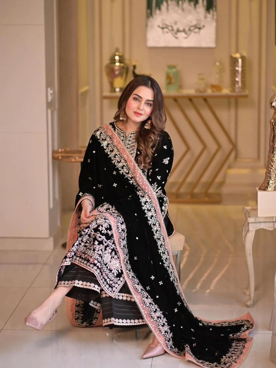 3PIECE Luxury Embroidered Chikenkari Collection