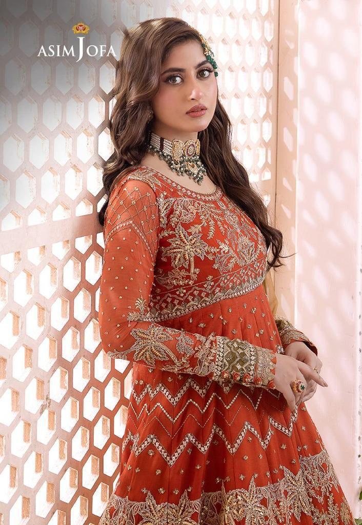 3PIECE Luxury Embroidered Net Maxi With Heavy Embroidered Sequence Dupatta