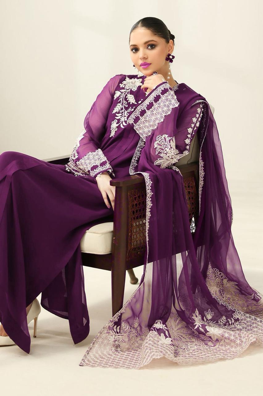 3PIECE Luxury Embroidered