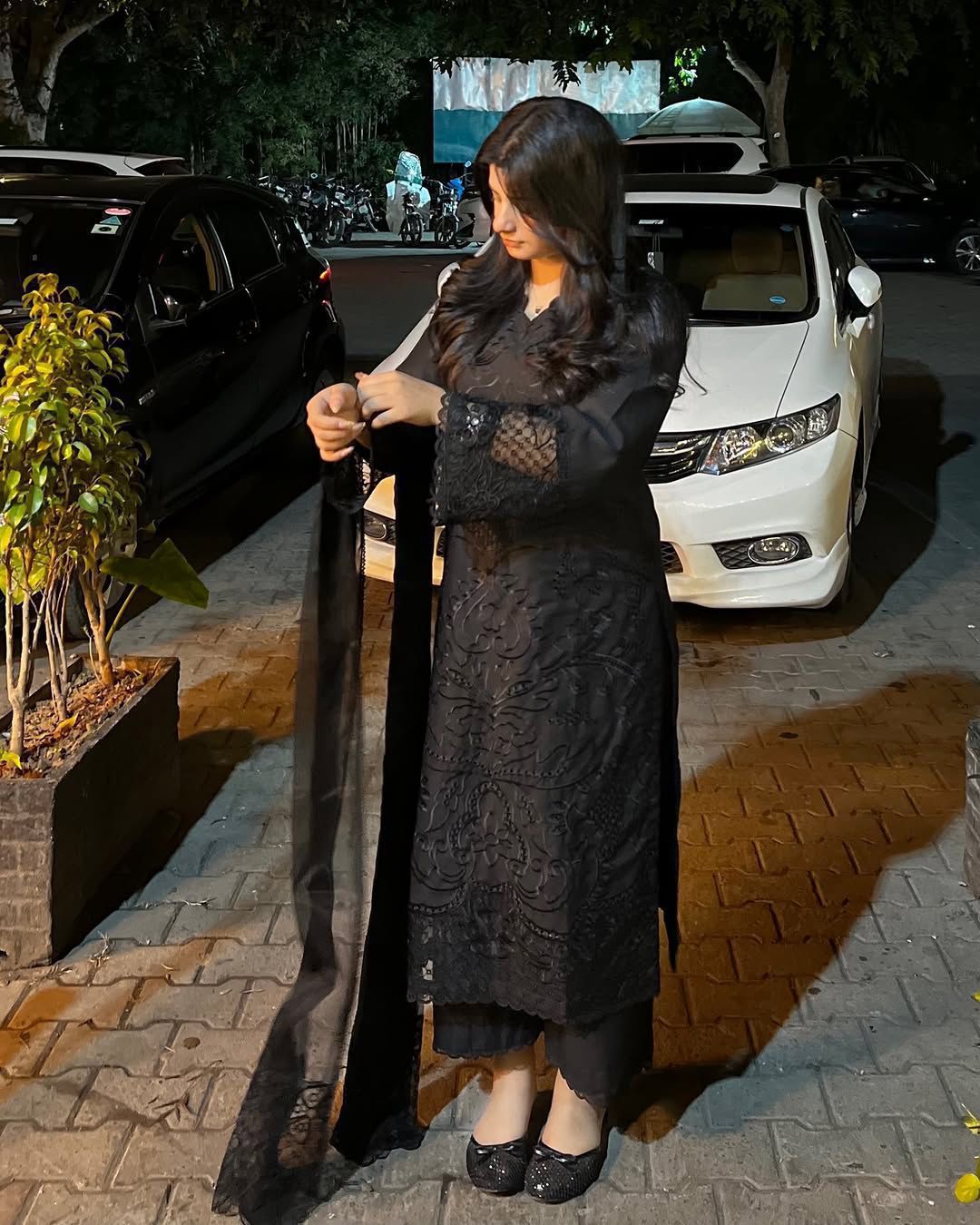 LAAM Premium Black Lawn 3PC Suit - Full Embroidered Formal Ensemble
