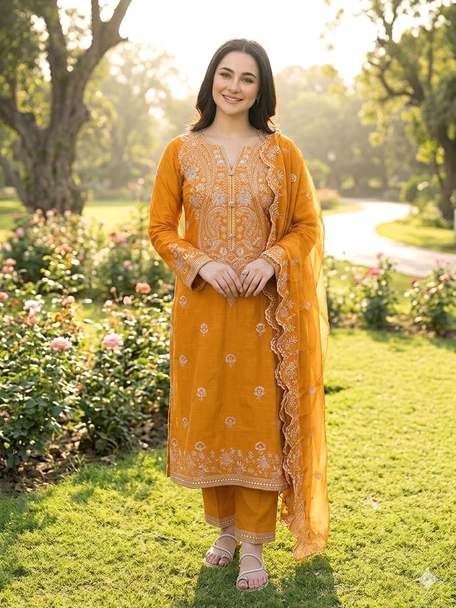 3PIECE Embroidered Summer Collection
