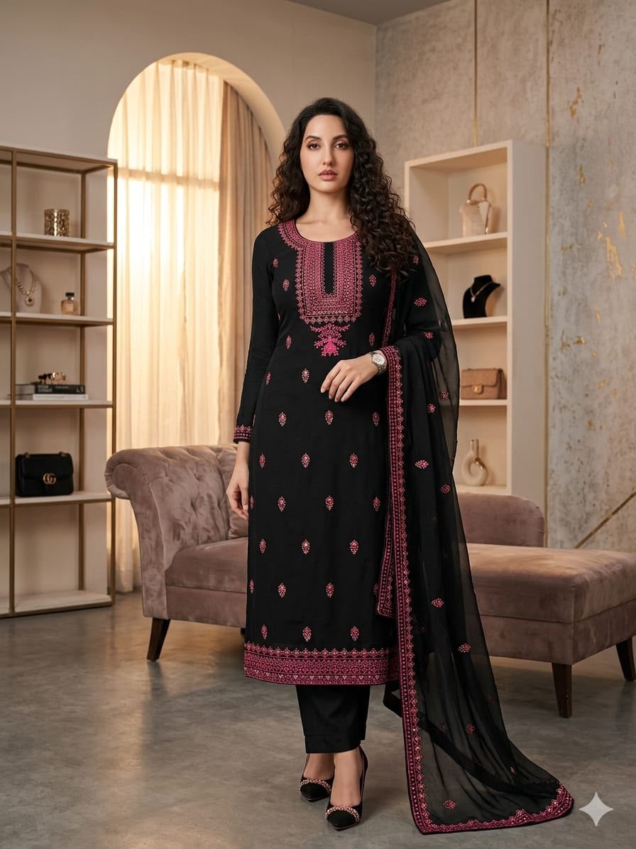 3PIECE Embroidered Sequence Summer Collection