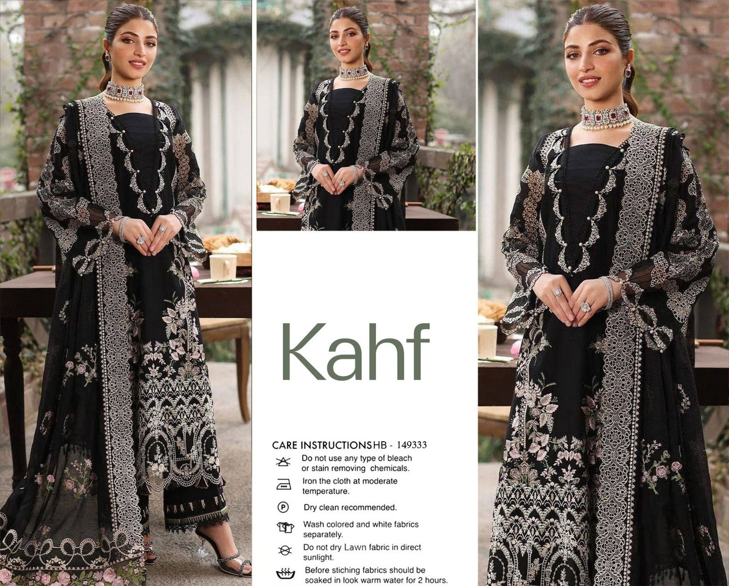 3PIECE Luxury Embroidered Collection