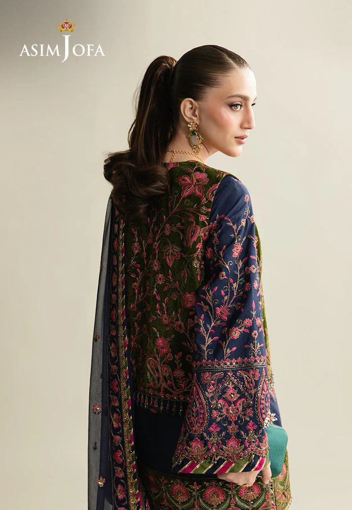 Embroidered Velvet Stitched 4 Pcs