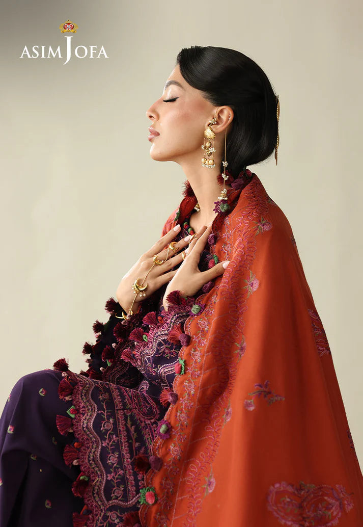 Embroidered Rod Stitched 3 Pcs