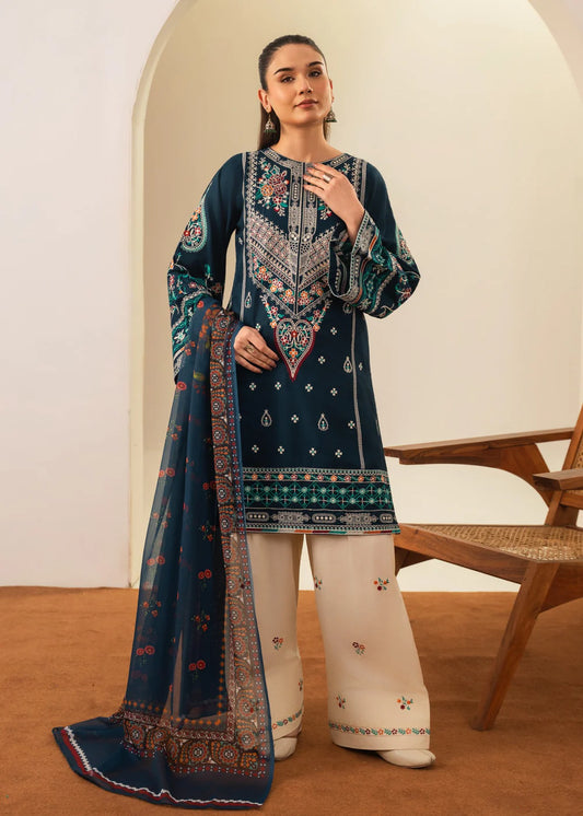3-PC Lawn Embroidered Women's Suit