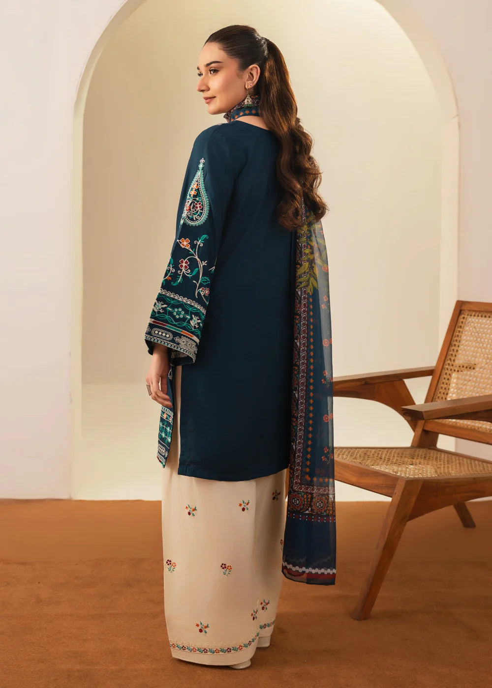 3-PC Lawn Embroidered Women's Suit