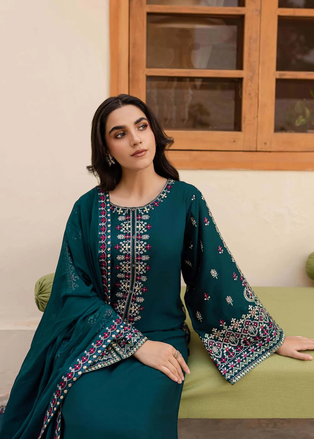3 Piece Cotton Women's Suit Summer Collection