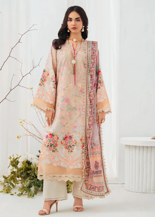 3 Piece Embroidered Women's Suit Summer Collection