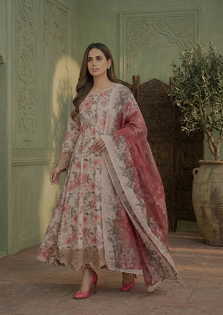 3 Piece Lawn Women's Suit Summer Collection