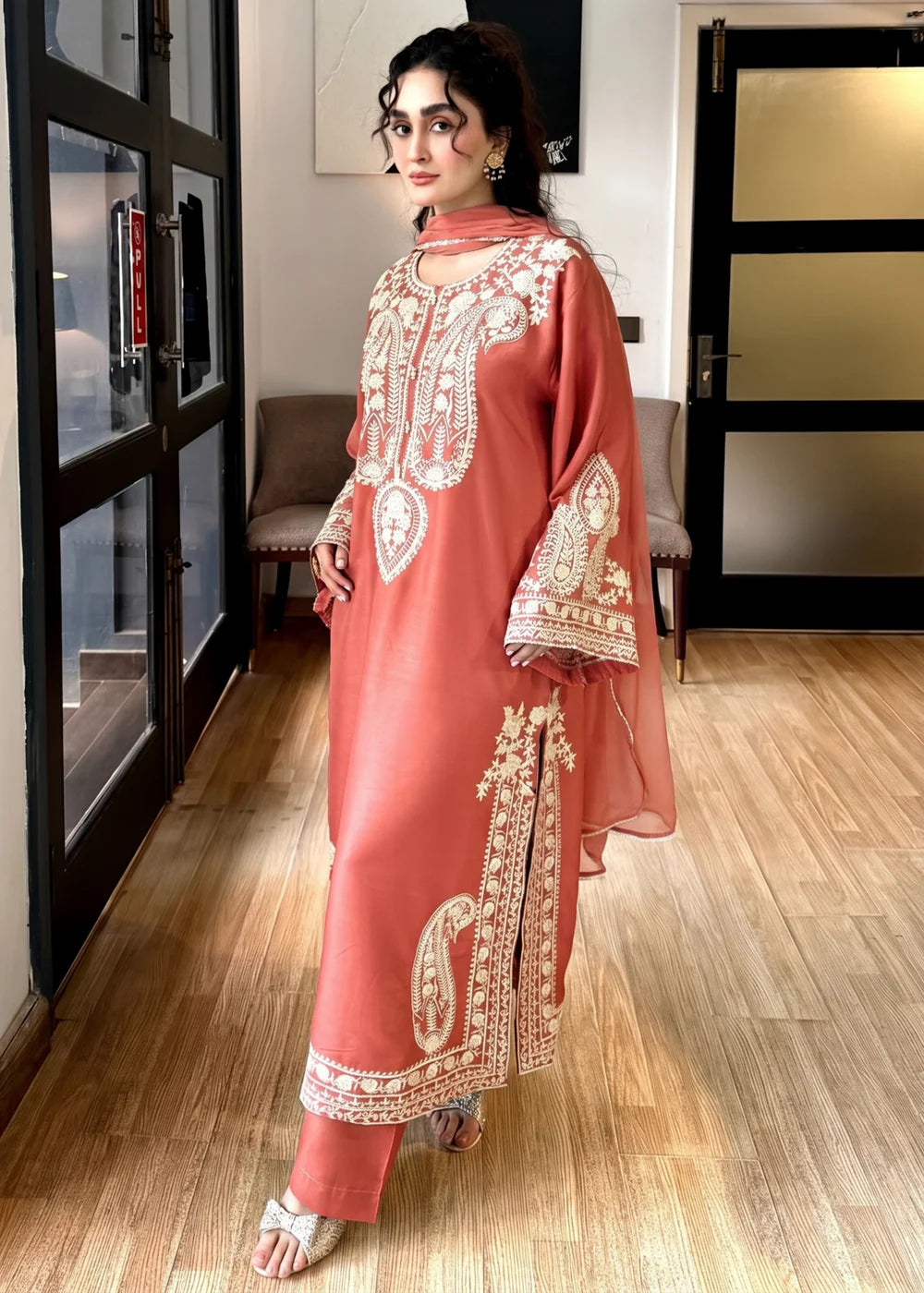 3-PC Lawn Embroidered Women's Suit