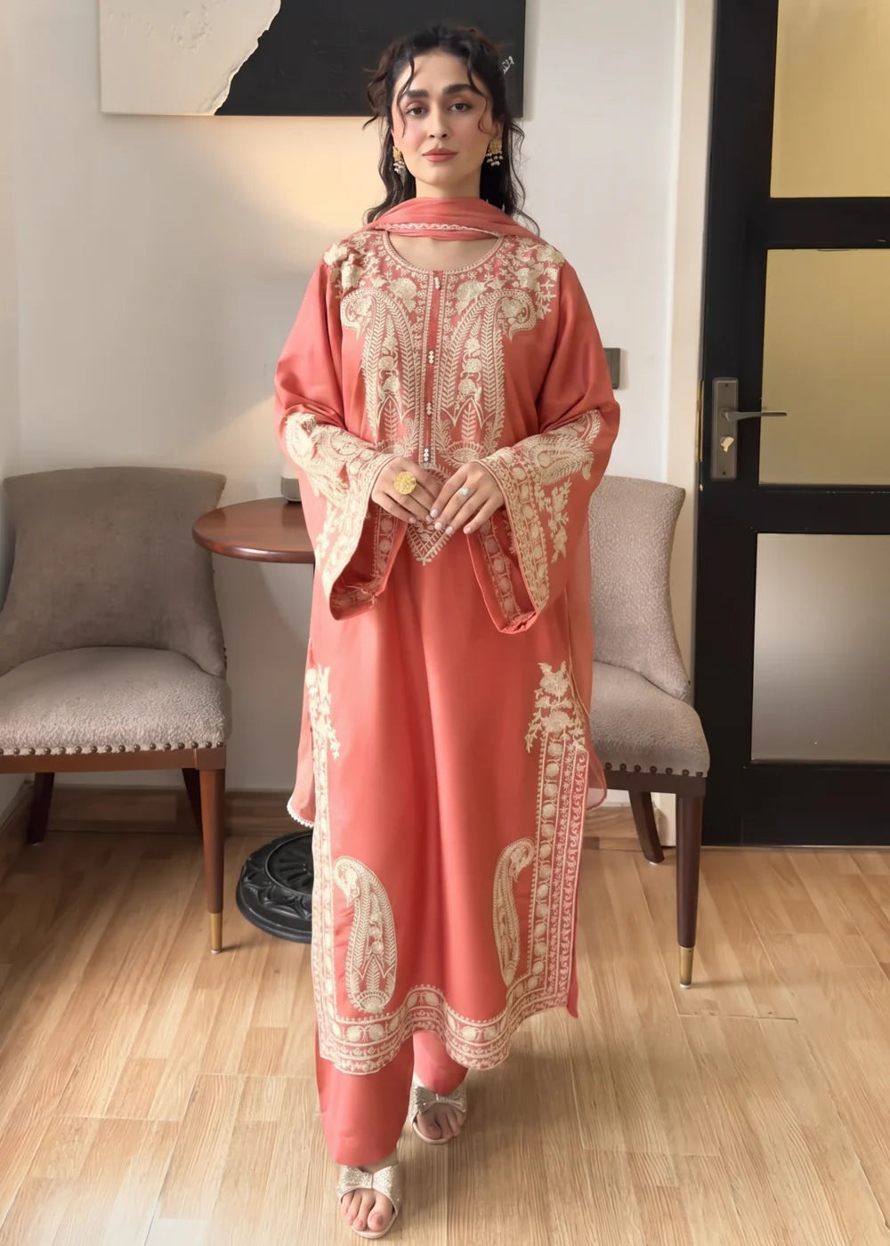 3-PC Lawn Embroidered Women's Suit