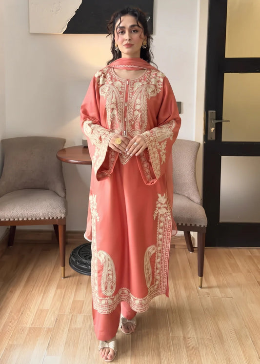 3-PC Lawn Embroidered Women's Suit