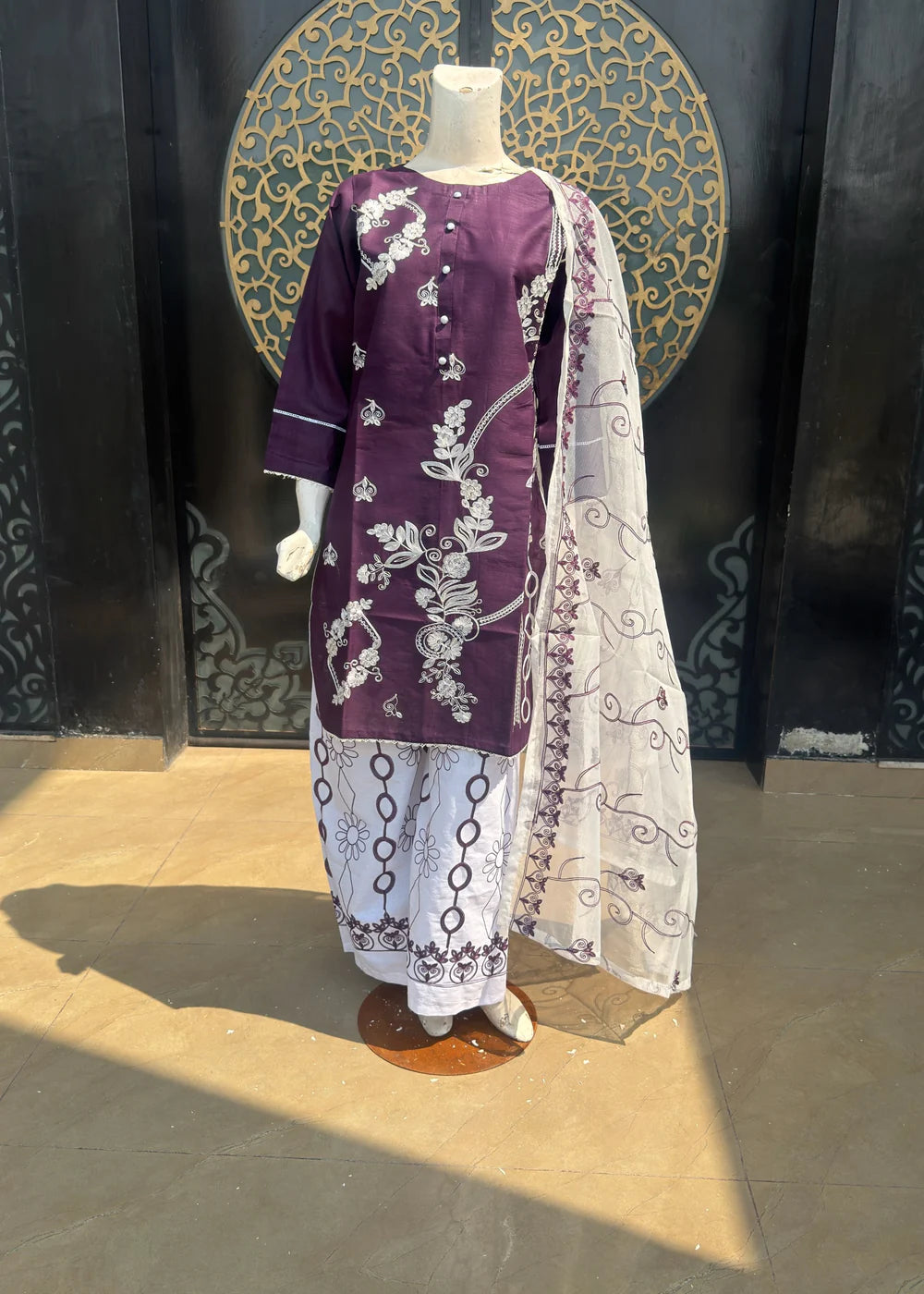 3 Piece Cotton Women's Suit Summer Collection