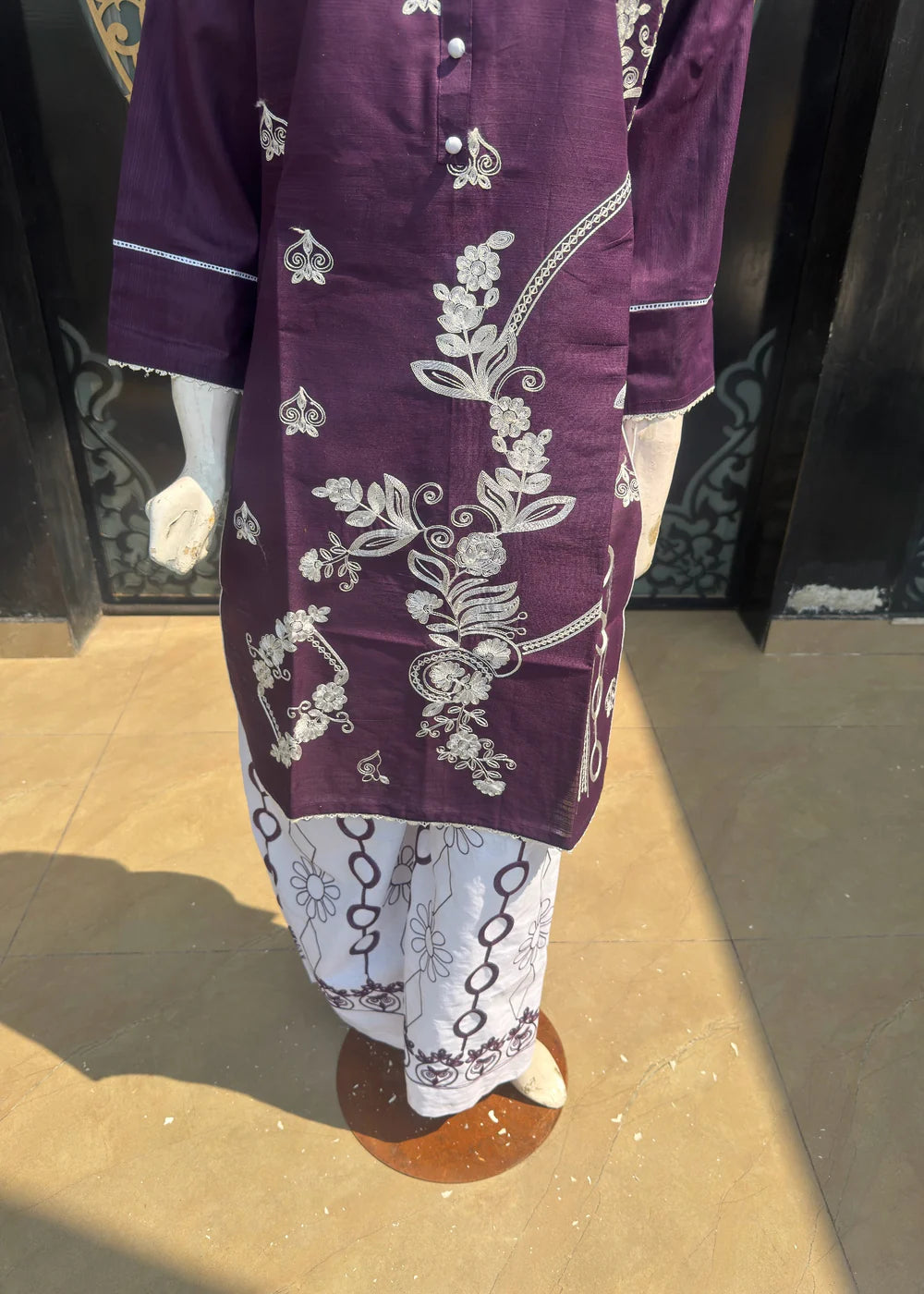 3 Piece Cotton Women's Suit Summer Collection