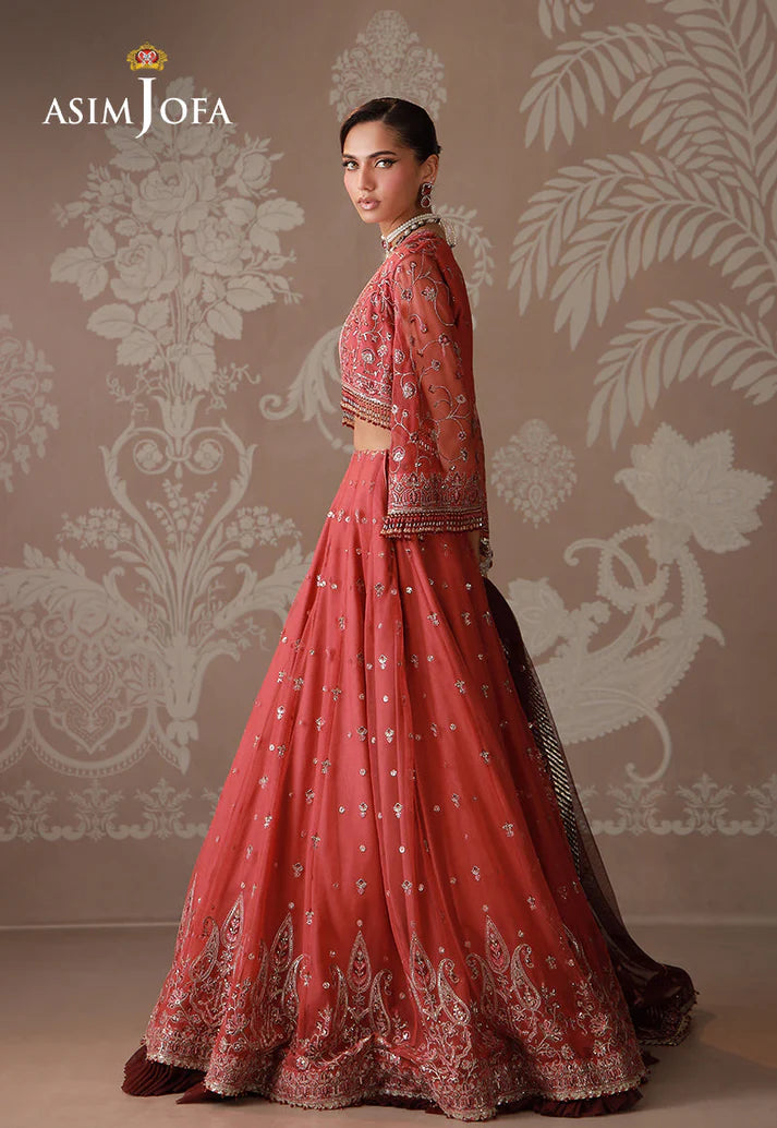 Embroidered Poly Net Stitched 4 Pcs