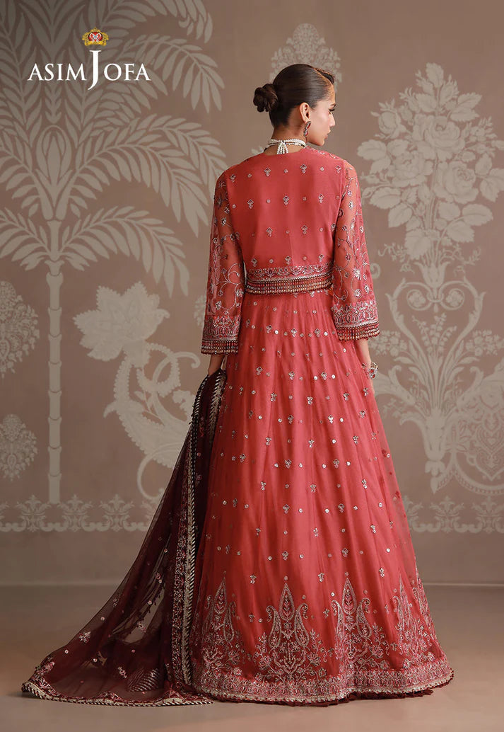 Embroidered Poly Net Stitched 4 Pcs