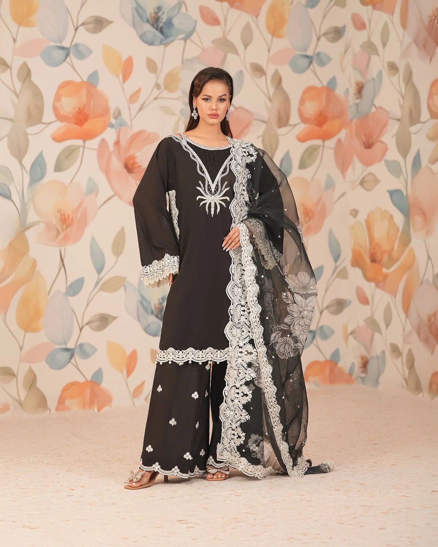 3-Piece Ready-to-Wear Rod Cotton Suit