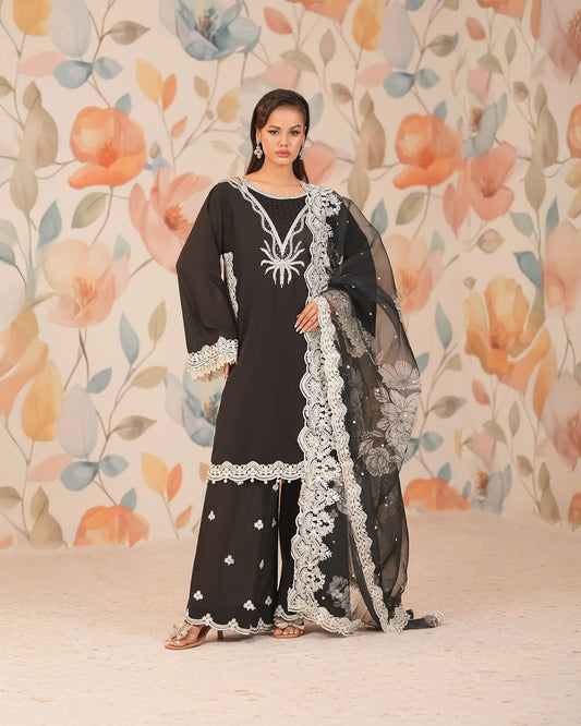 3-Piece Ready-to-Wear Rod Cotton Suit