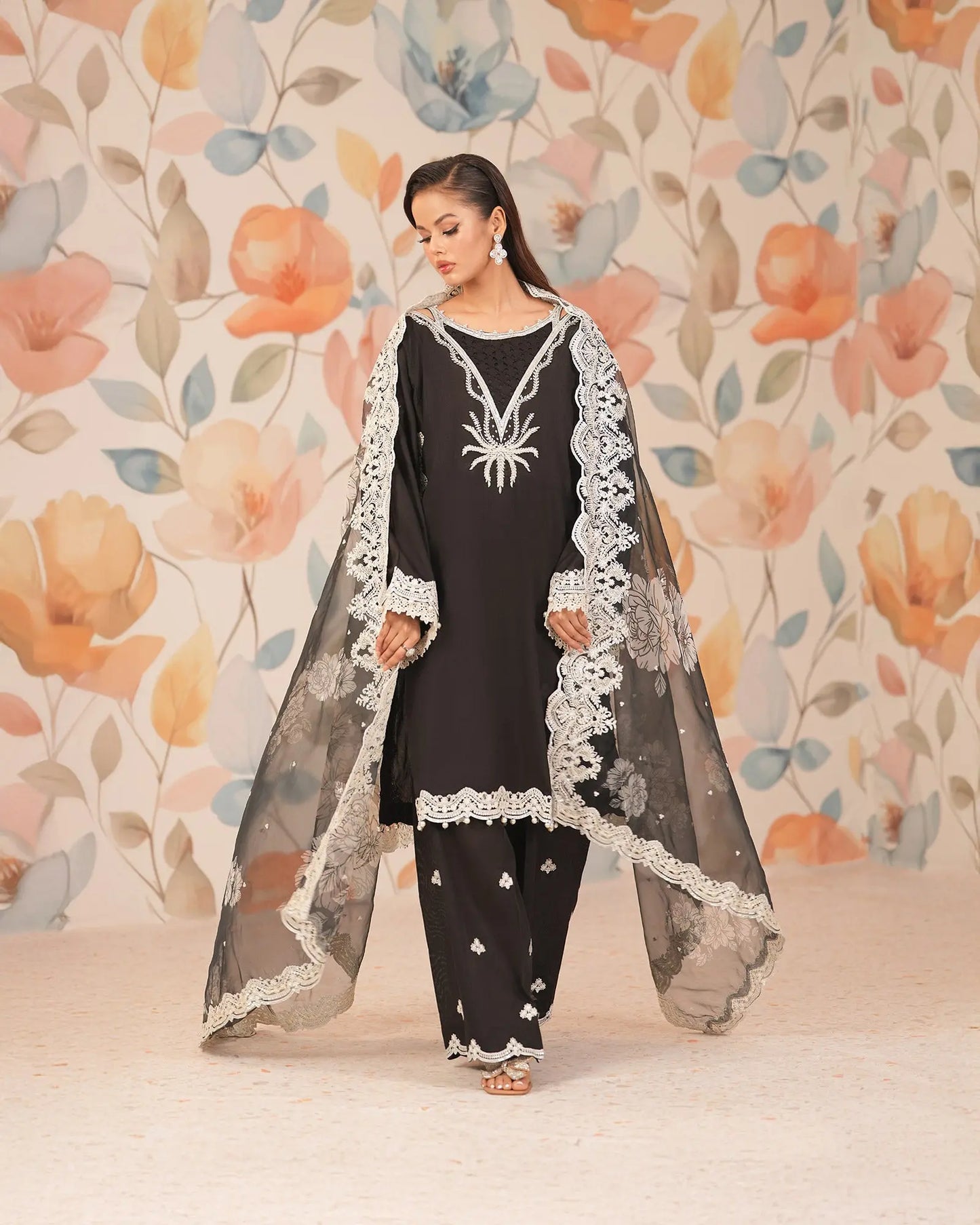 3-Piece Ready-to-Wear Rod Cotton Suit