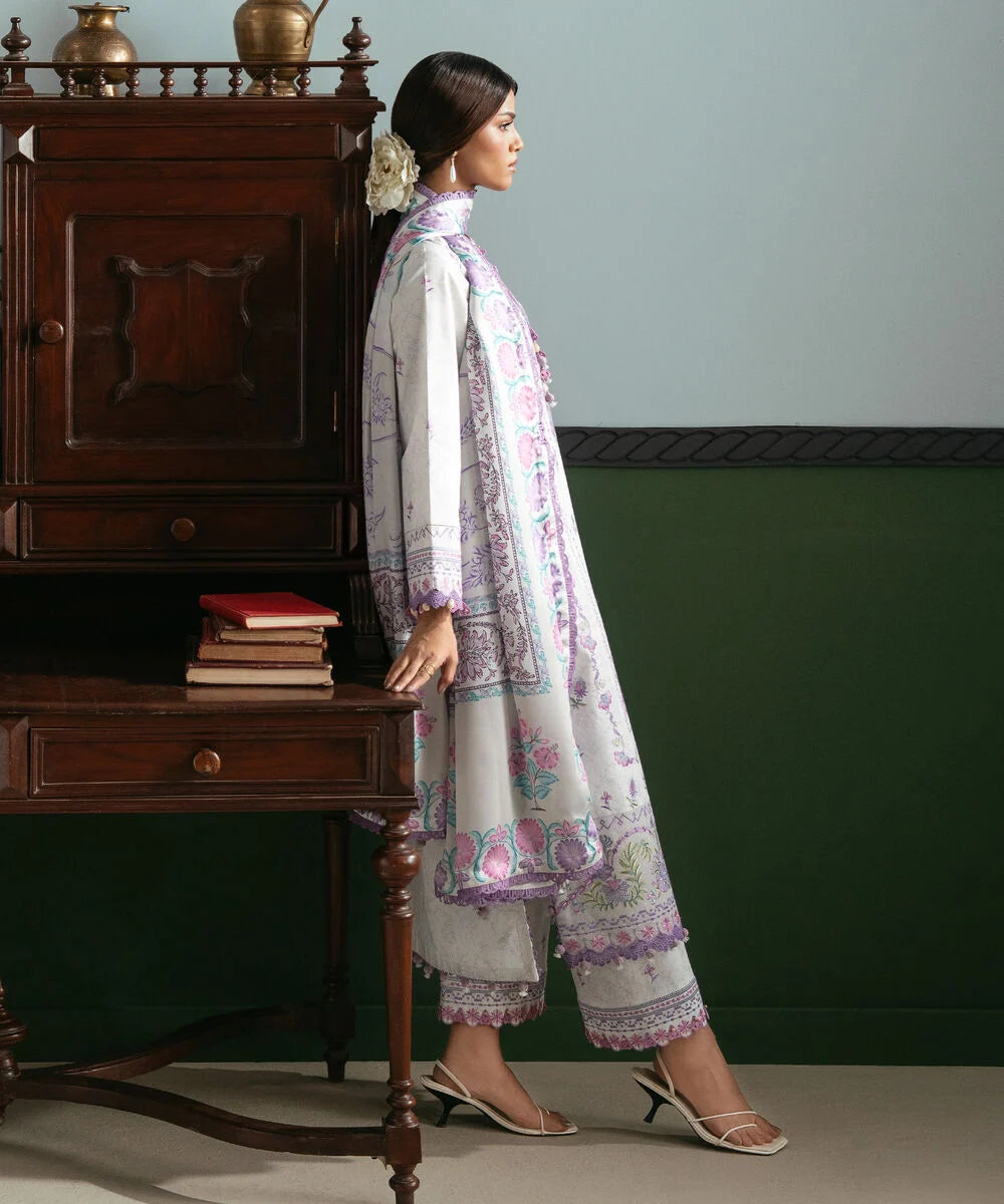 3 Piece - Embroidered Lawn Suit
