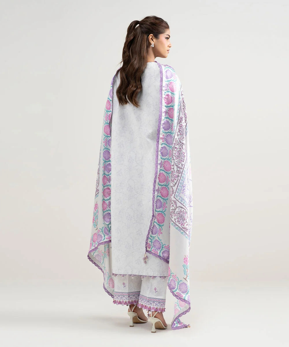 3 Piece - Embroidered Lawn Suit