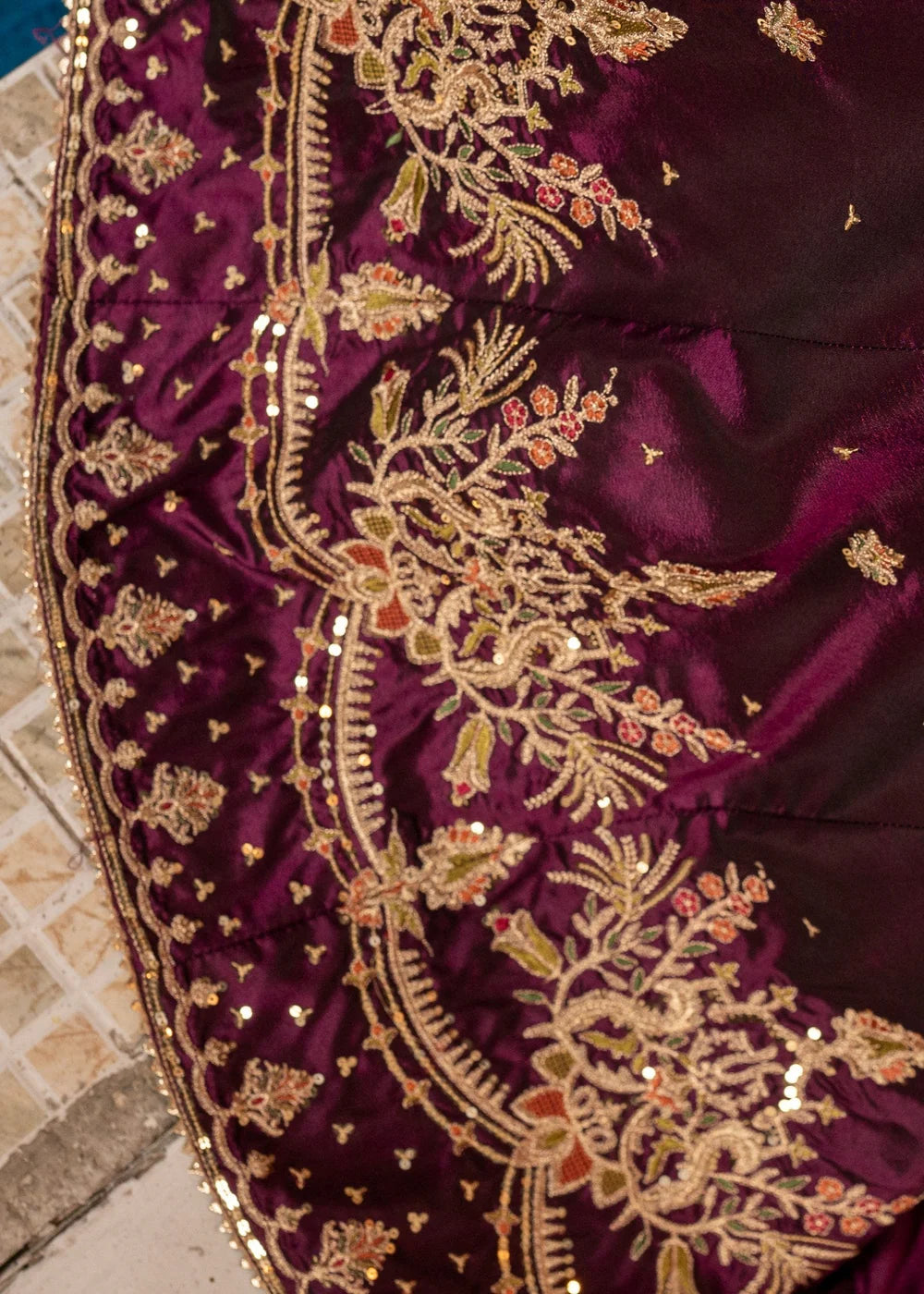 3-PC Silk A-line pishwas 's Dress
