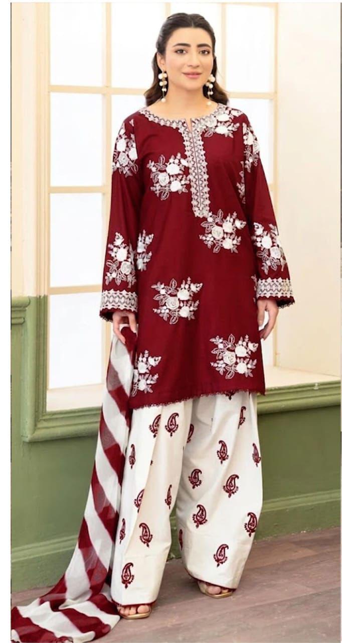 3 Piece Summer Collection Lawn Suit