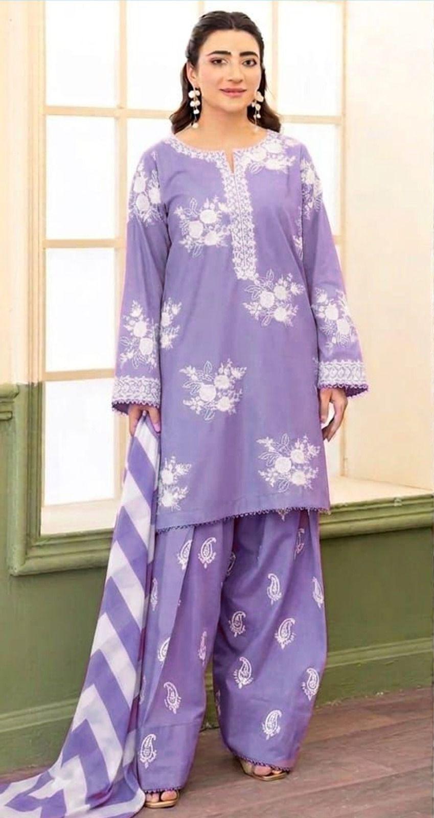 3 Piece Summer Collection Lawn Suit