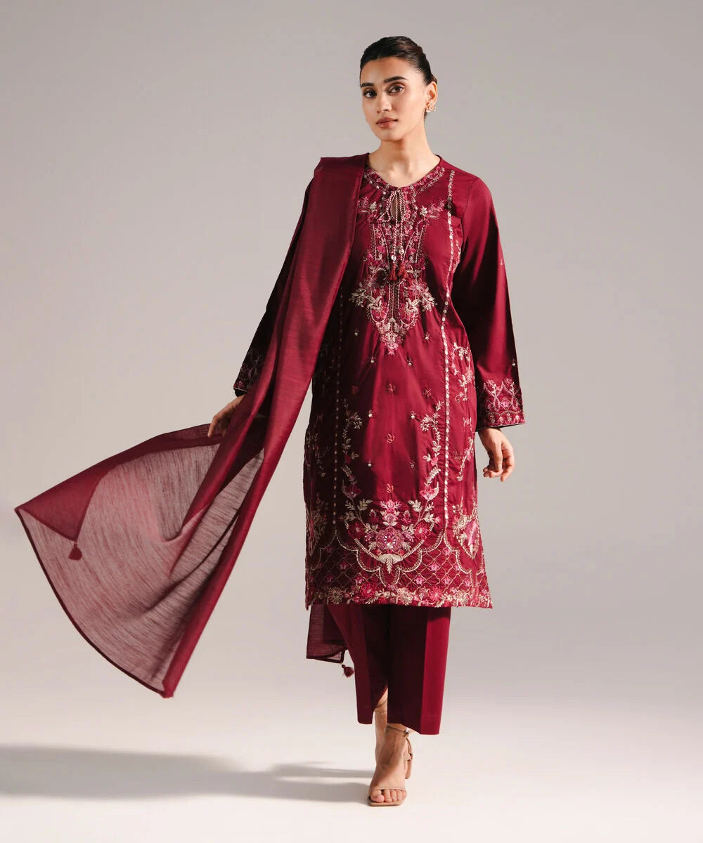3 Piece - Embroidered Lawn Suit