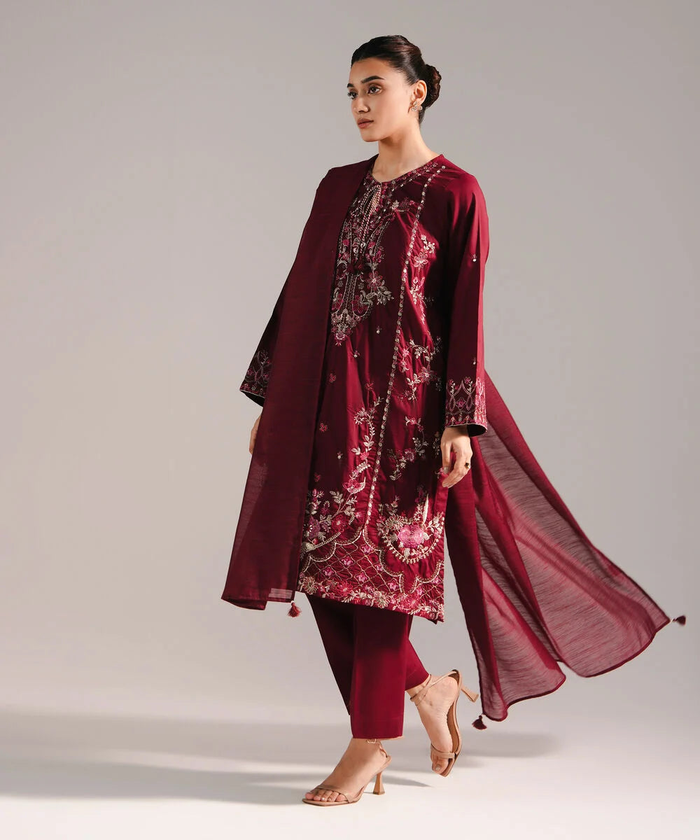 3 Piece - Embroidered Lawn Suit
