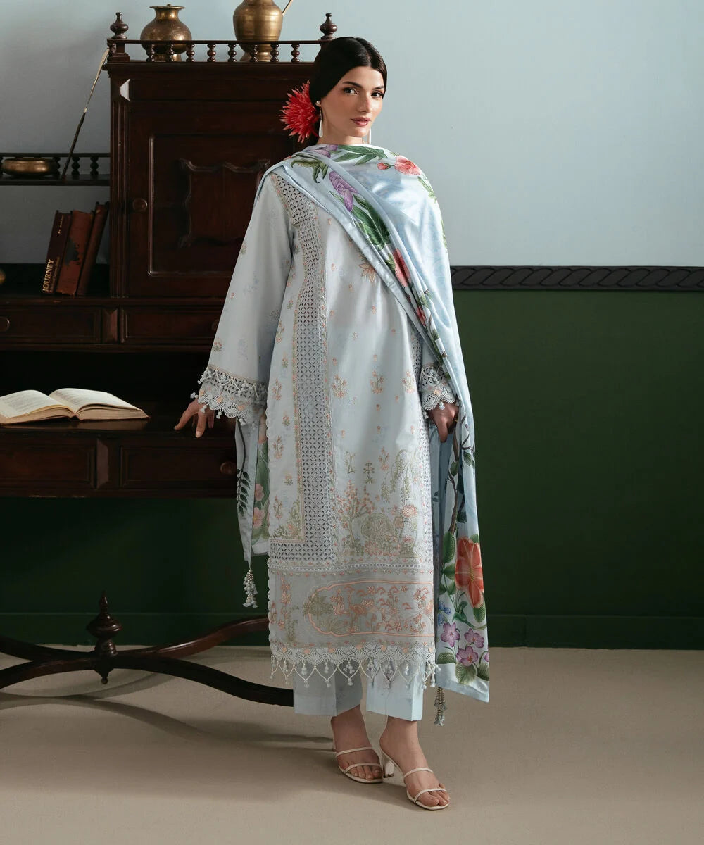 3 Piece - Embroidered Lawn Suit