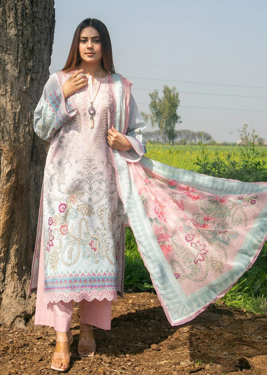 3 Piece Embroidered Women's Suit Summer Collection